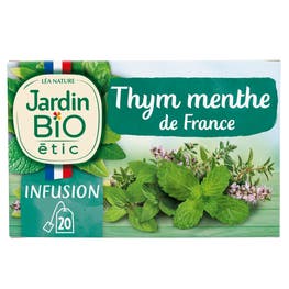 Infusion Thym Menthe - bio - JARDIN BIO