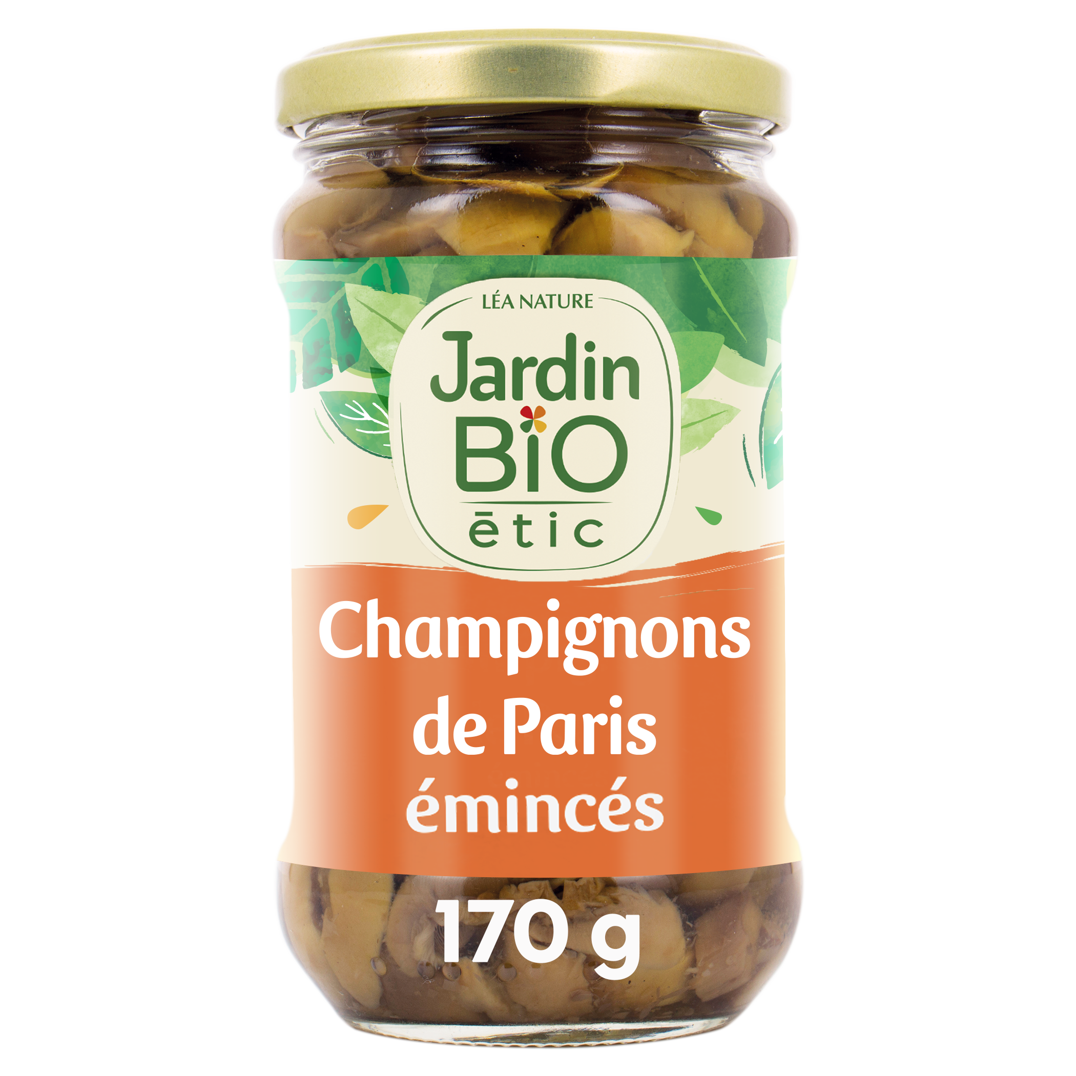 Champignons de Paris émincés - bio - JARDIN BIO