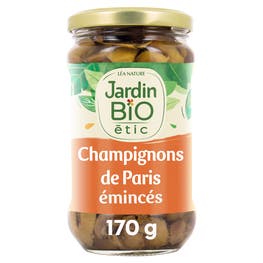 Champignons de Paris émincés - bio - JARDIN BIO