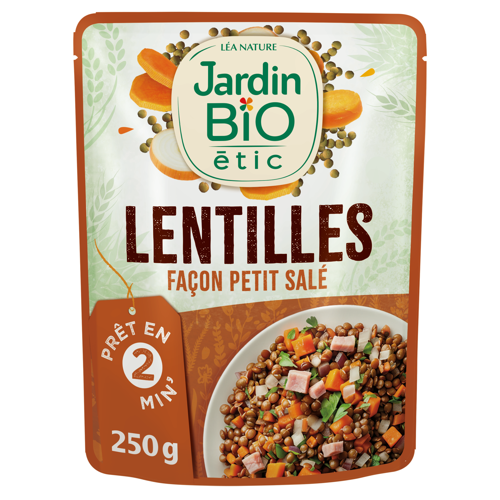 Lentilles bio façon petit salé - JARDIN BIO