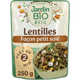Lentilles bio façon petit salé - JARDIN BIO
