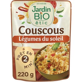 Couscous aux légumes - bio - JARDIN BIO
