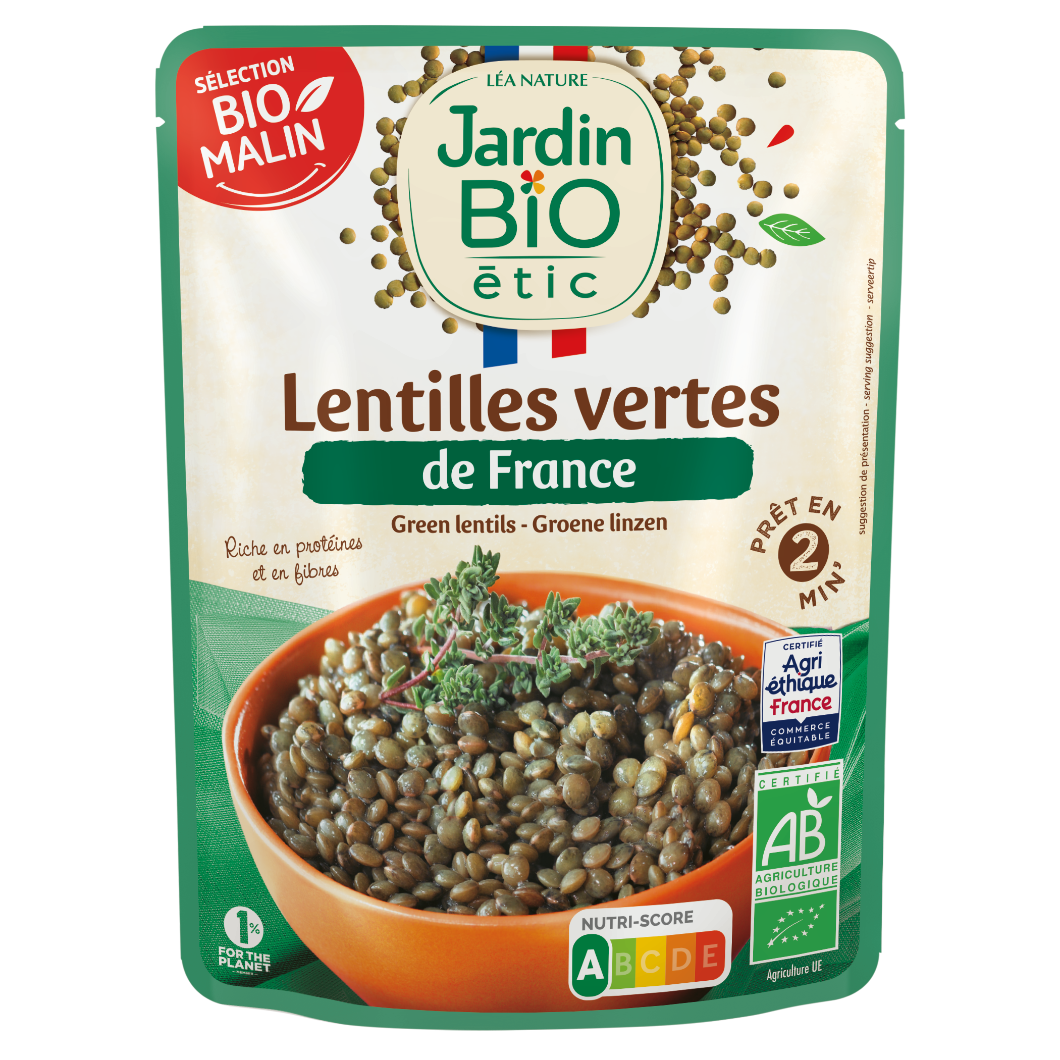 Lentilles vertes - bio - JARDIN BIO