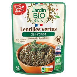 Lentilles vertes - bio - JARDIN BIO