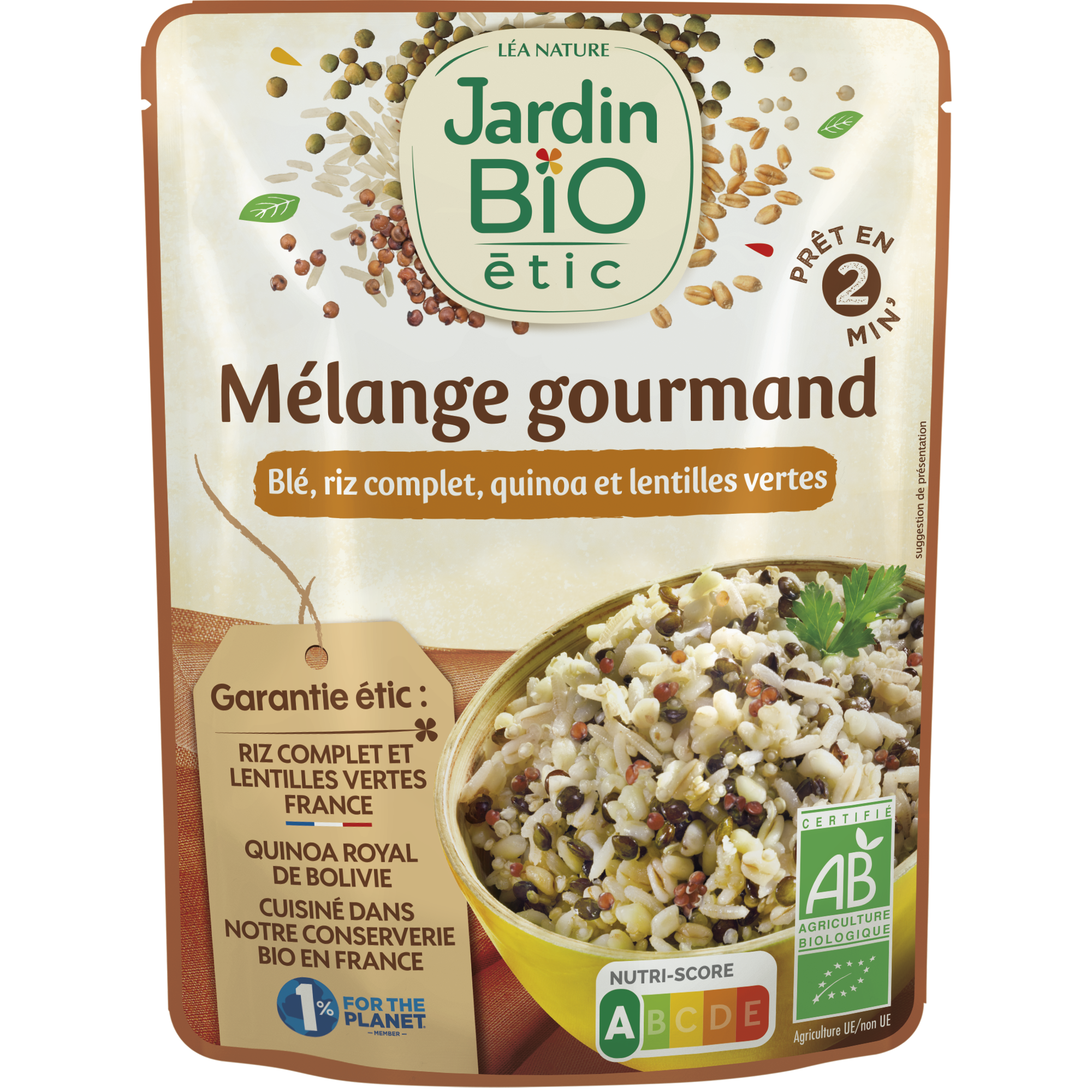 Céréales et lentilles - bio - JARDIN BIO