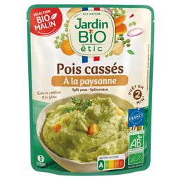 Pois cassés bio à la paysanne - JARDIN BIO