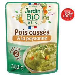Pois cassés bio à la paysanne - JARDIN BIO