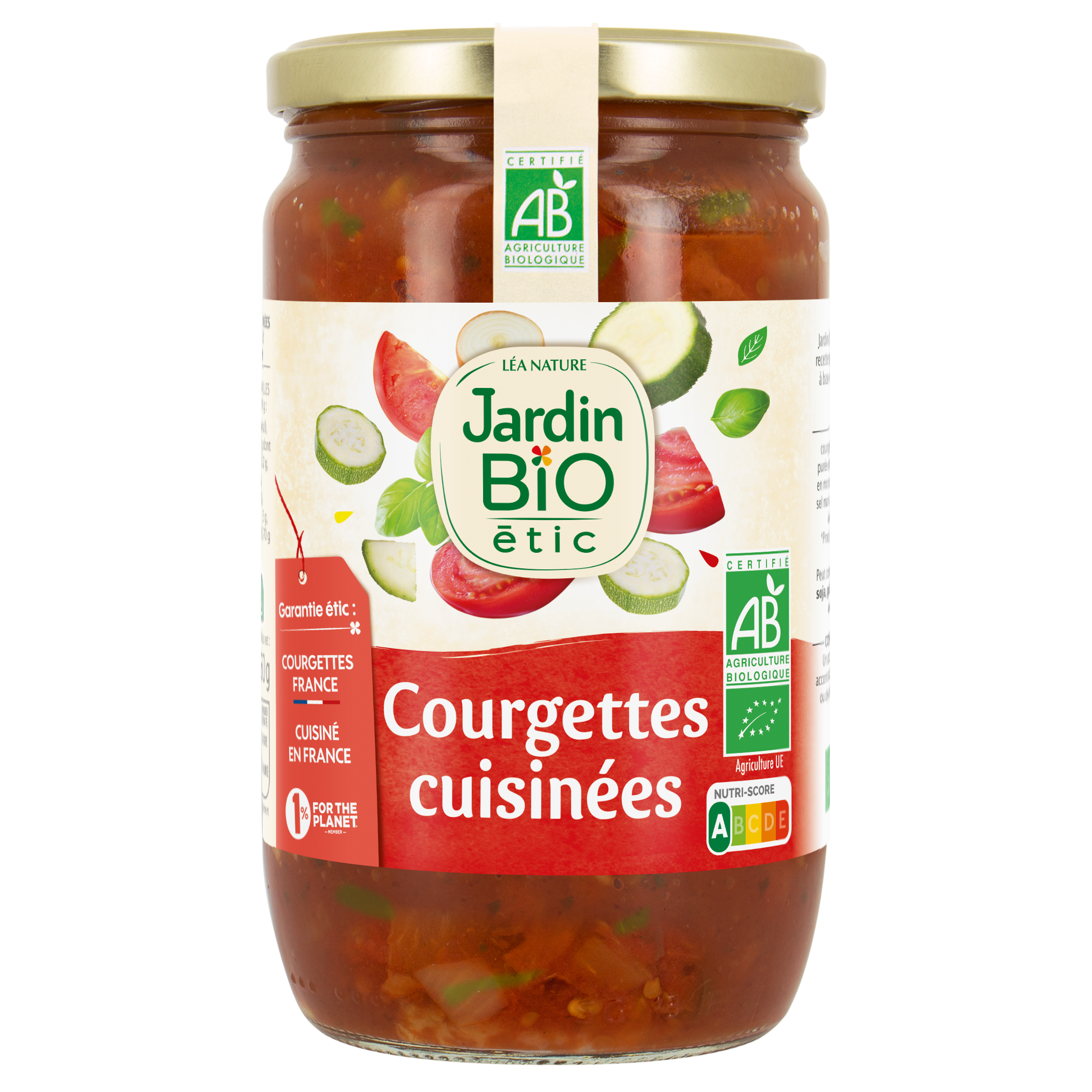 Courgettes Cuisinées - JARDIN BIO