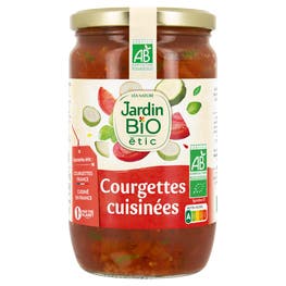 Courgettes Cuisinées - JARDIN BIO