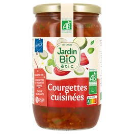 Courgettes Cuisinées - JARDIN BIO