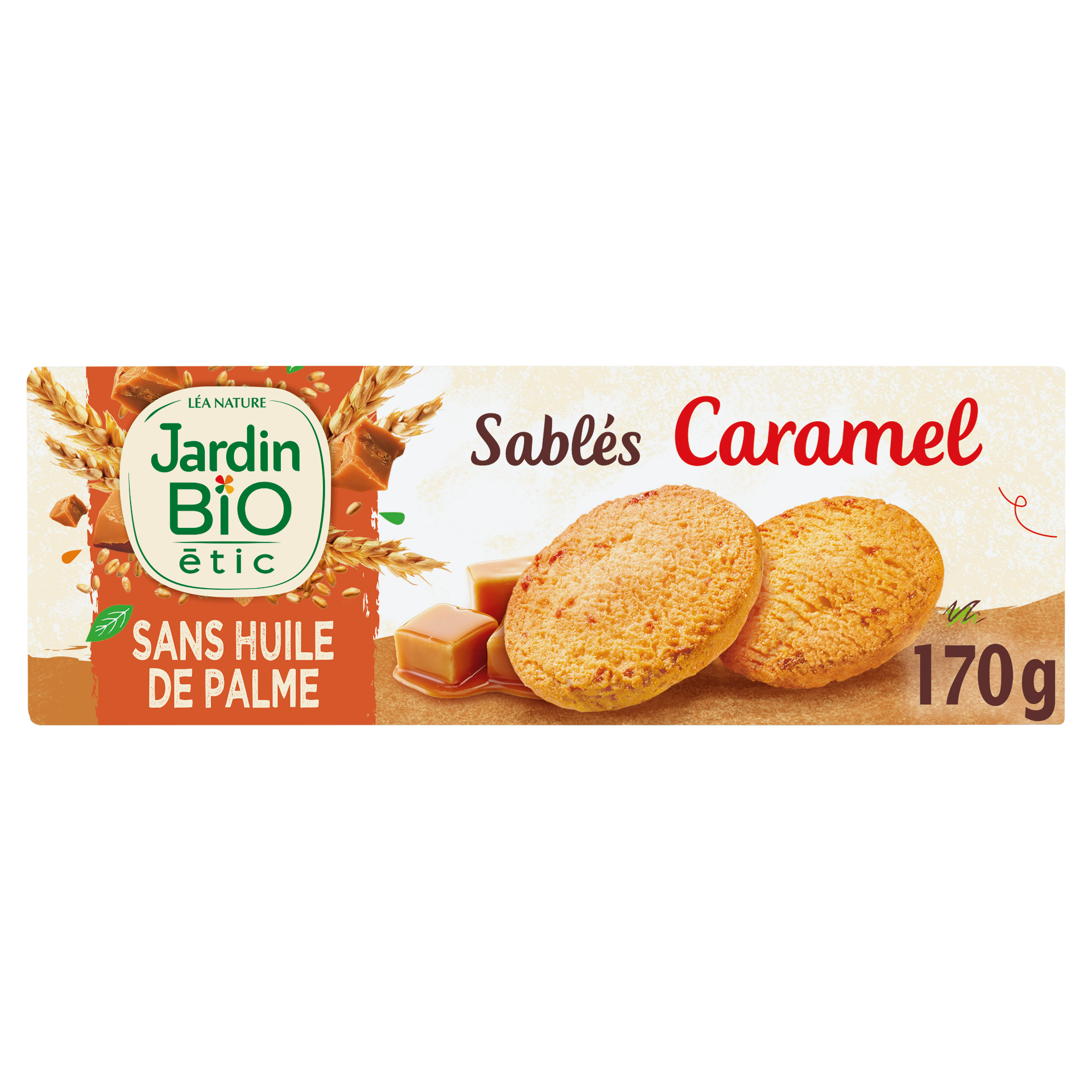 Sablés caramel au sel de Guérande - bio - JARDIN BIO