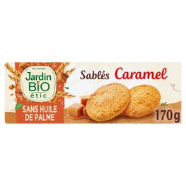 Sablés caramel au sel de Guérande - bio - JARDIN BIO