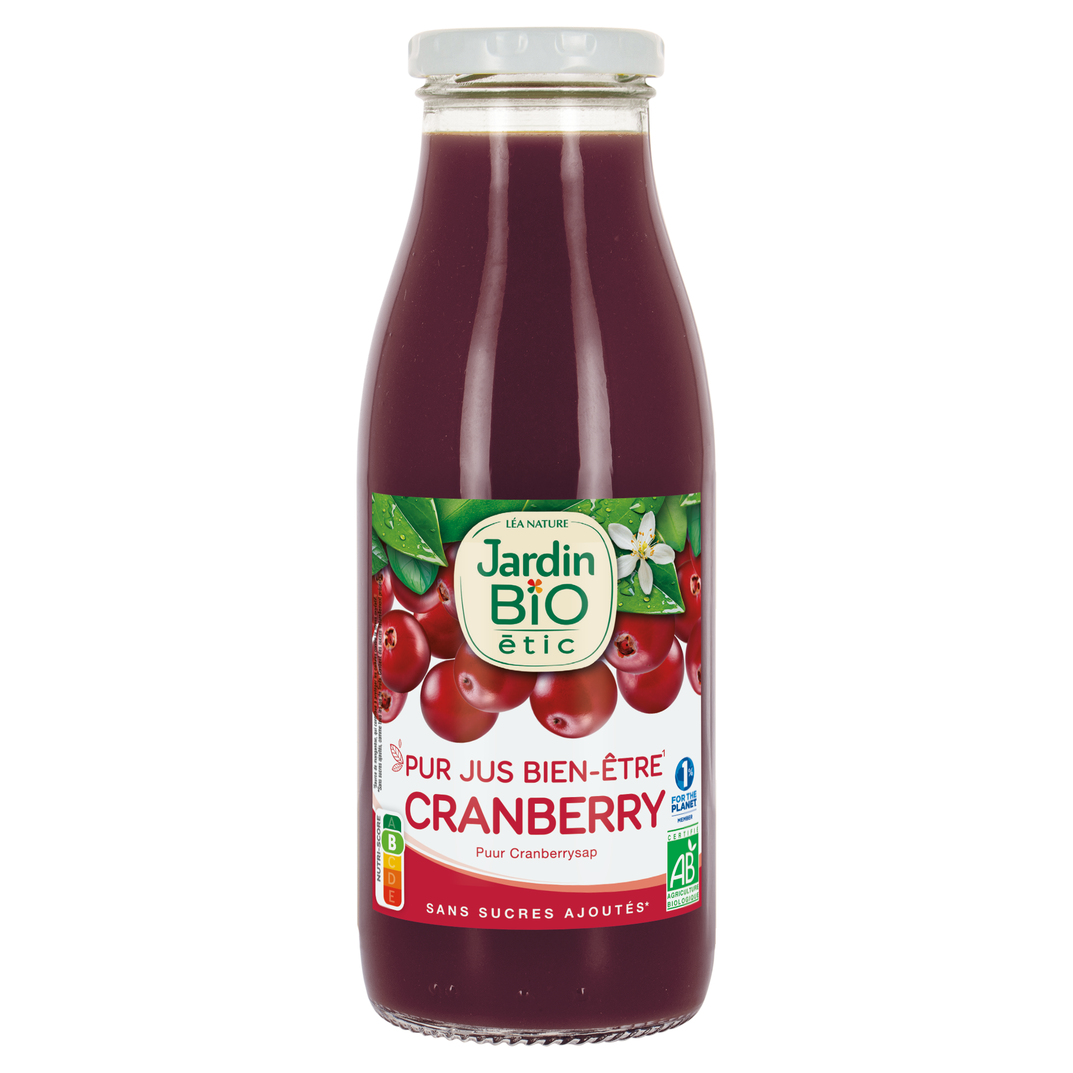 Pur Jus De Cranberry - bio - JARDIN BIO