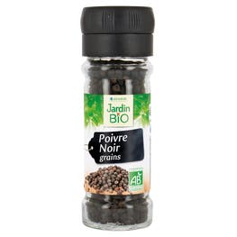 Poivre noir grains - bio - JARDIN BIO