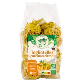Tagliatelles curcuma citron - bio - JARDIN BIO