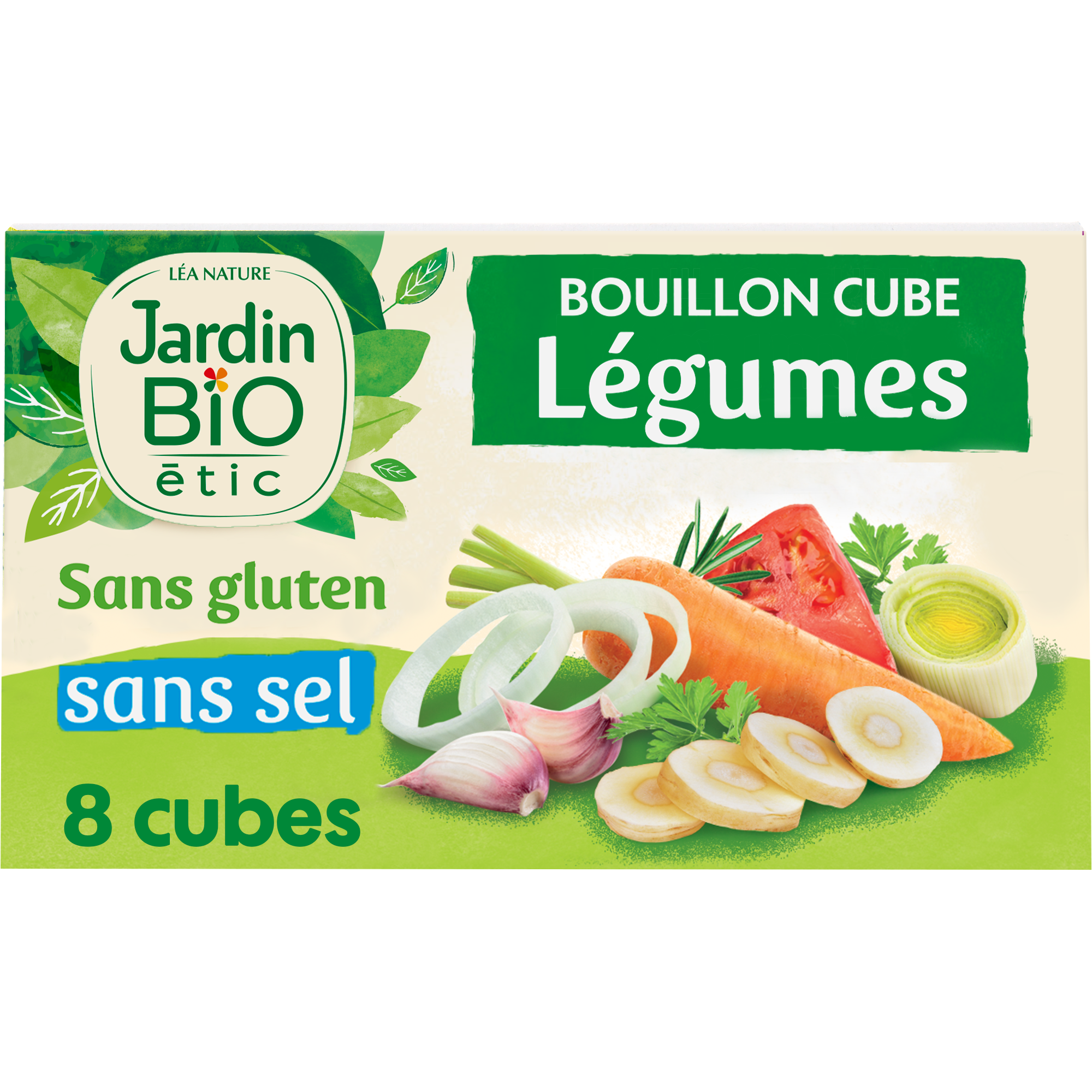 Bouillon cube légumes sans gluten - bio - JARDIN BIO