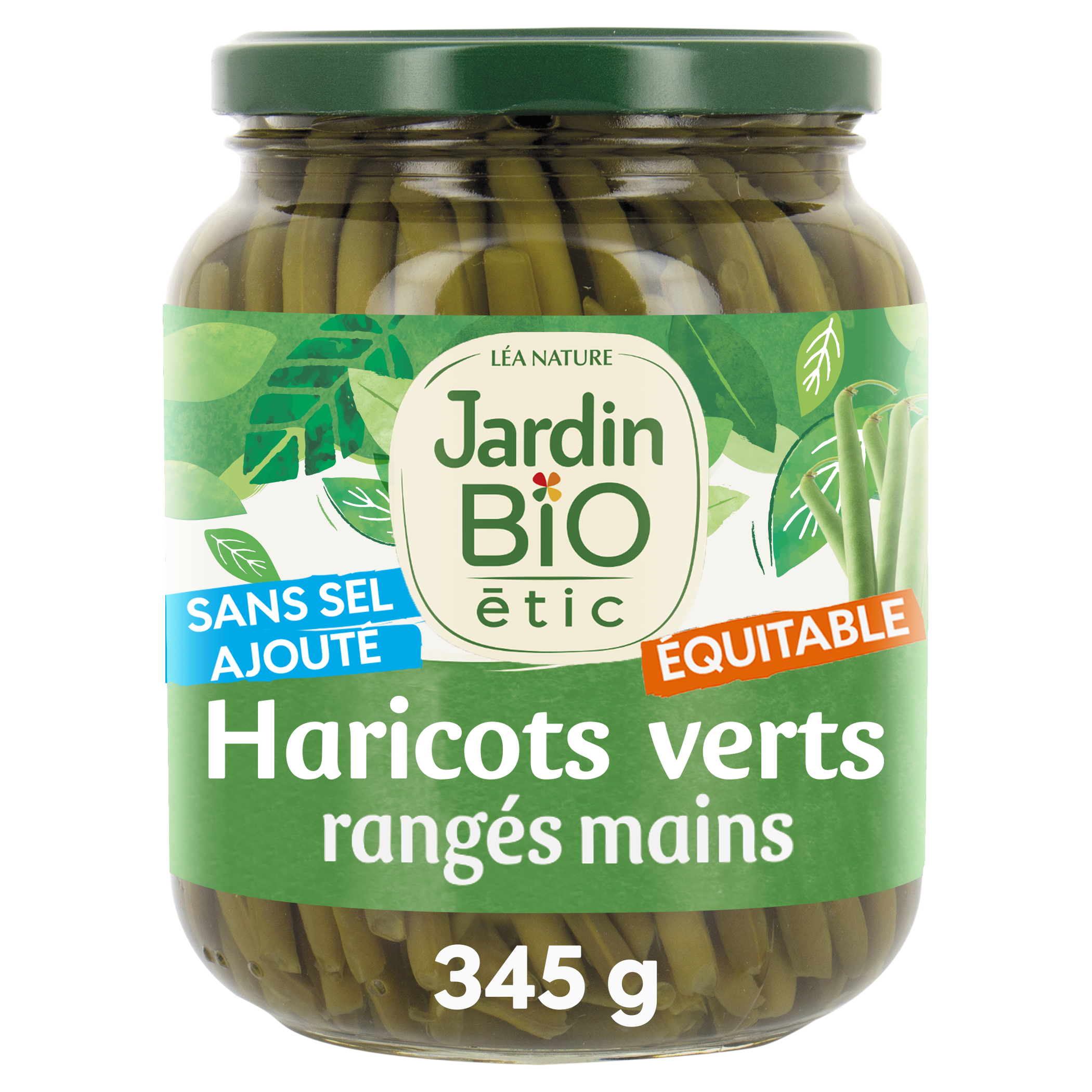 Haricots verts extra-fins sans Epices et Aromates ajouté - bio - JARDIN BIO