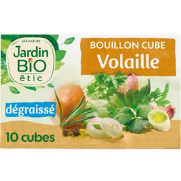 Bouillon cube bio volaille dégraissé - JARDIN BIO