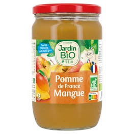 Compote pomme mangue - bio - JARDIN BIO