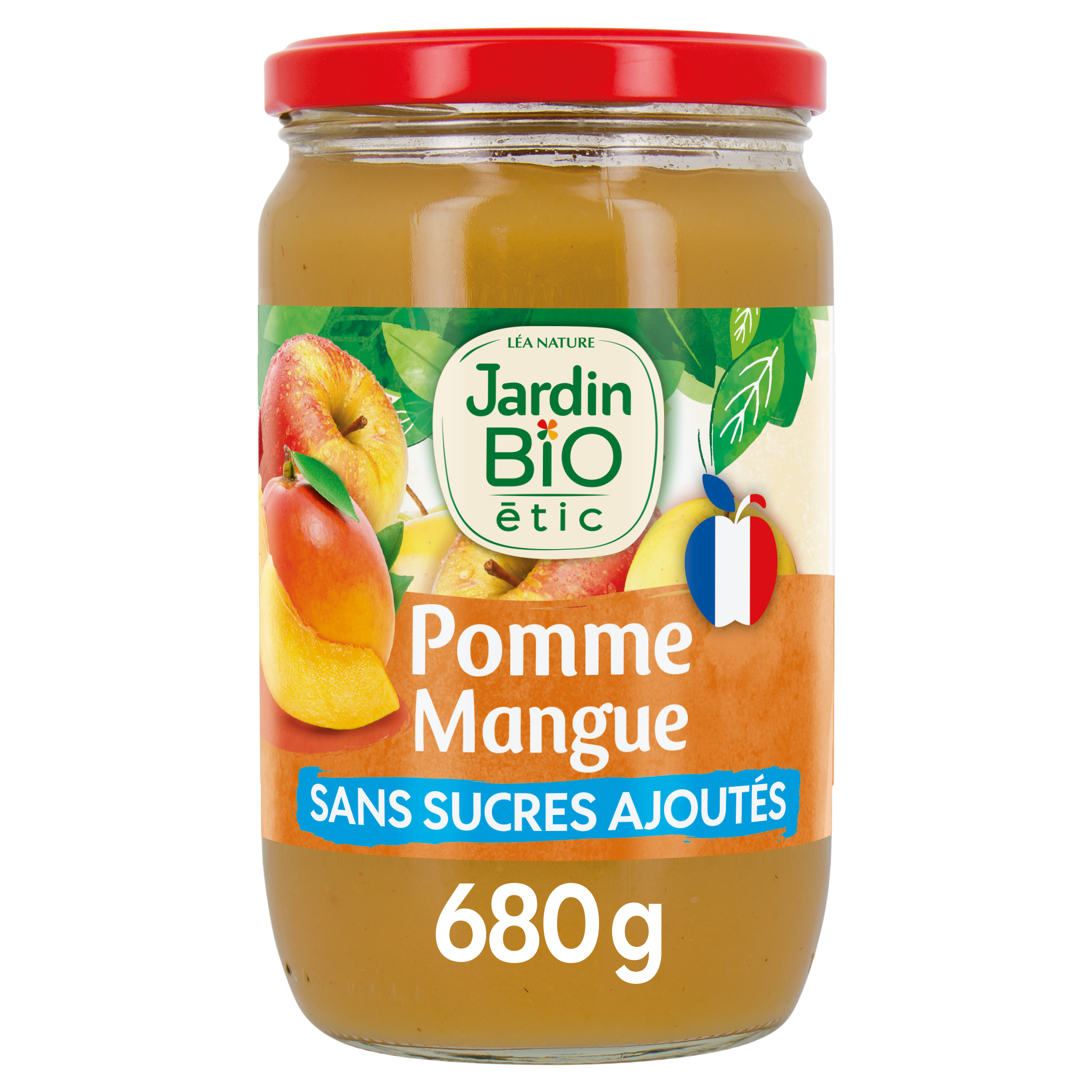 Compote pomme mangue - bio - JARDIN BIO