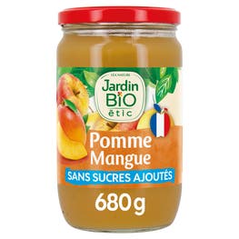 Compote pomme mangue - bio - JARDIN BIO