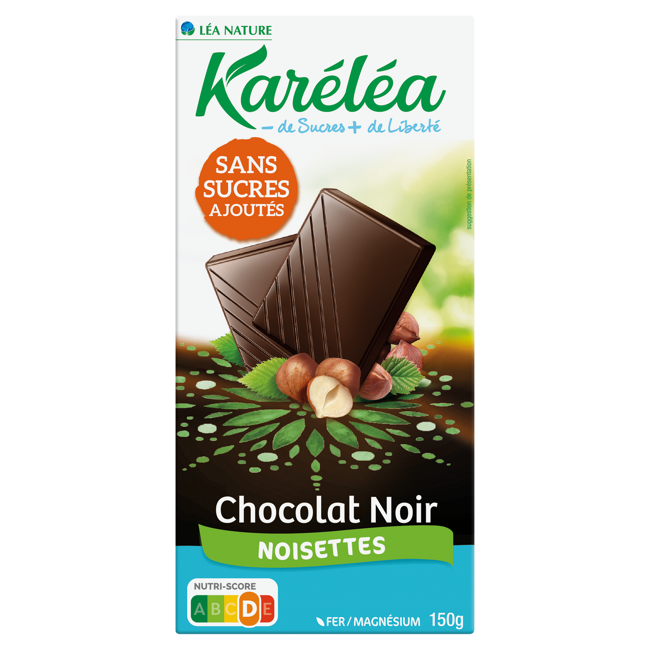 Tablette de Chocolat Noir Noisettes - KARELEA