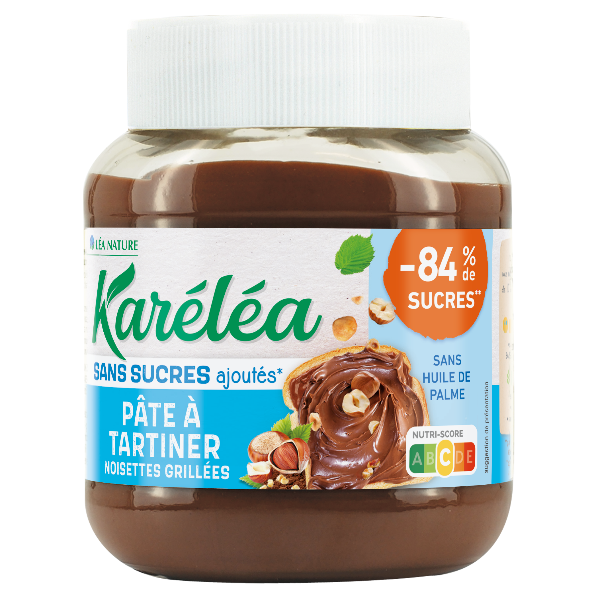 Pâte à tartiner aux noisettes grillées et cacao - KARELEA