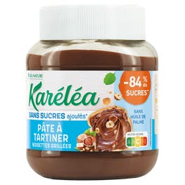 Pâte à tartiner aux noisettes grillées et cacao - KARELEA
