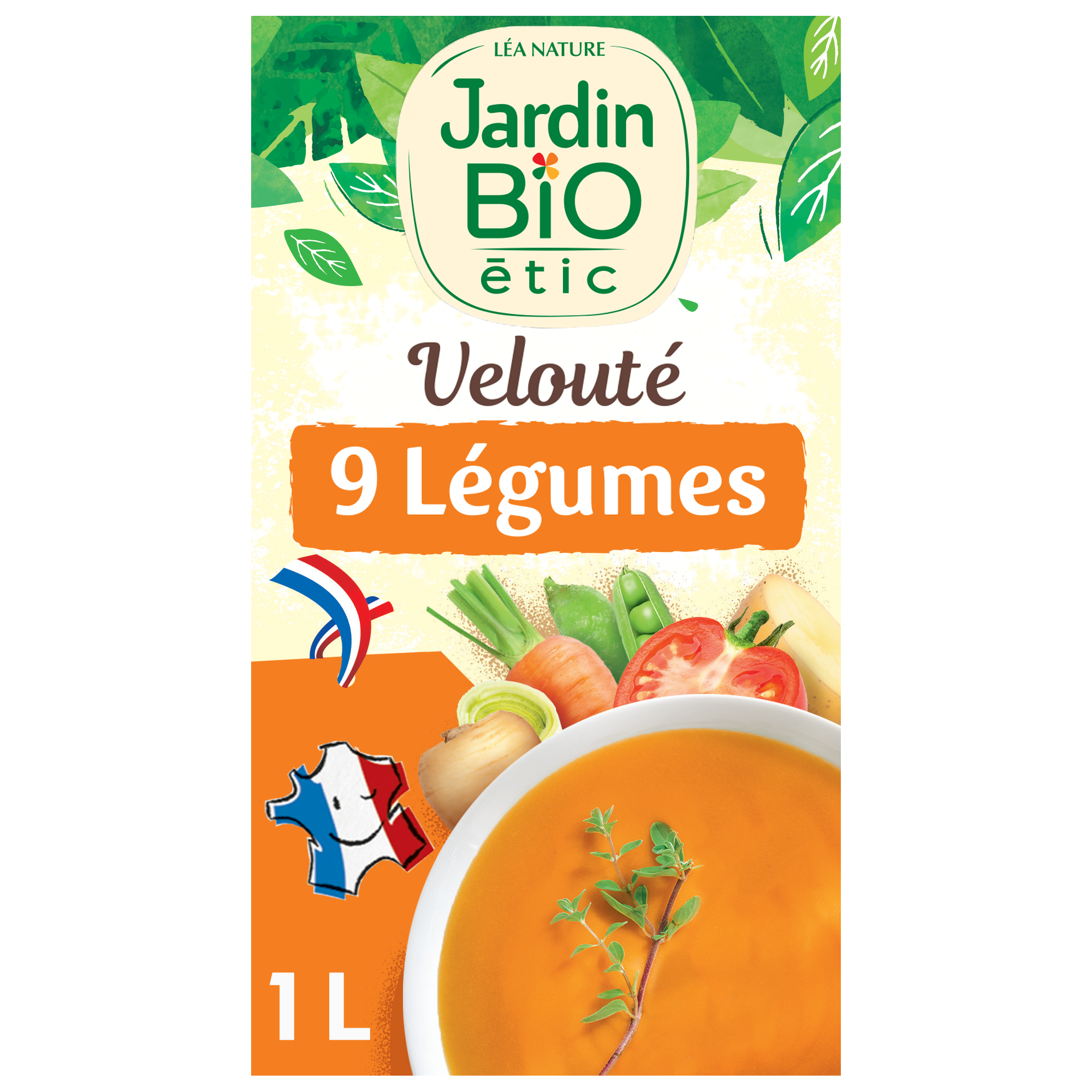 Soupe veloutée 9 légumes - bio - JARDIN BIO
