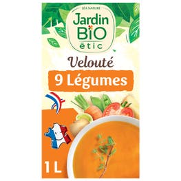 Soupe veloutée 9 légumes - bio - JARDIN BIO