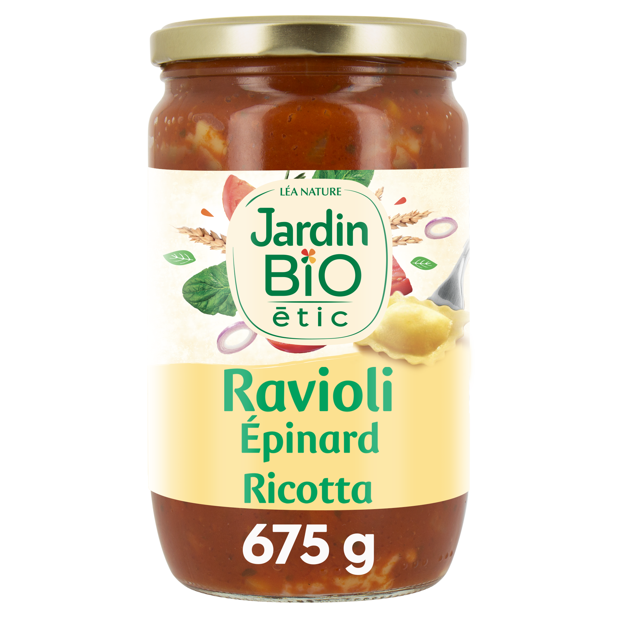 Ravioli epinards ricotta - bio - JARDIN BIO