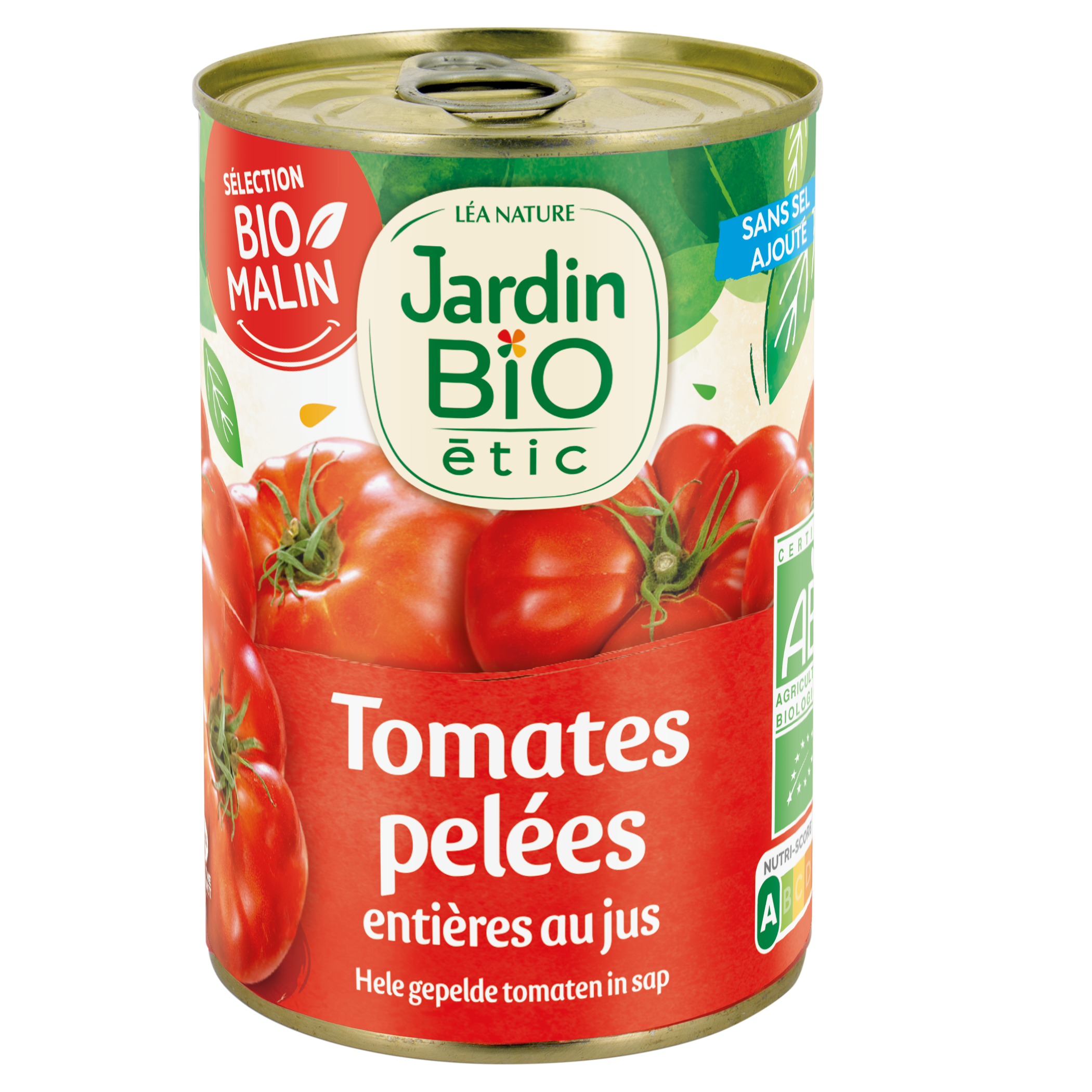 Tomates Pel&eacute;es Enti&egrave;res - JARDIN BIO