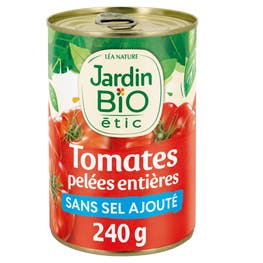 Tomates Pelées Entières - JARDIN BIO