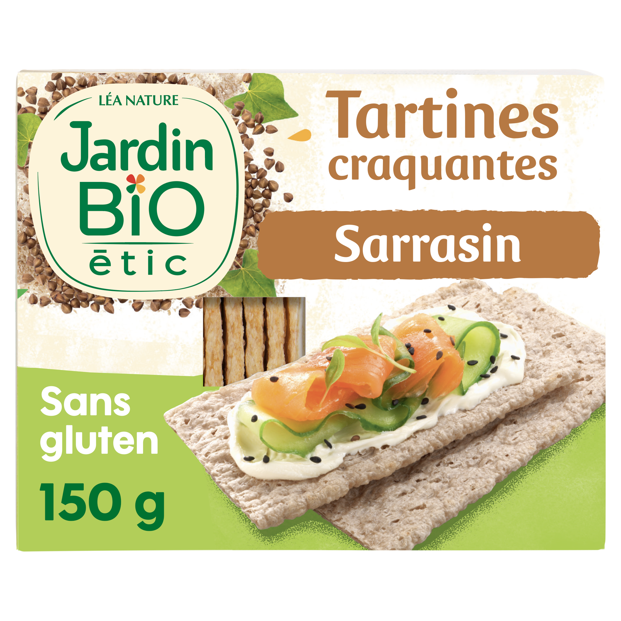 Tartines Craquantes Sarrasin sans gluten - bio - JARDIN BIO