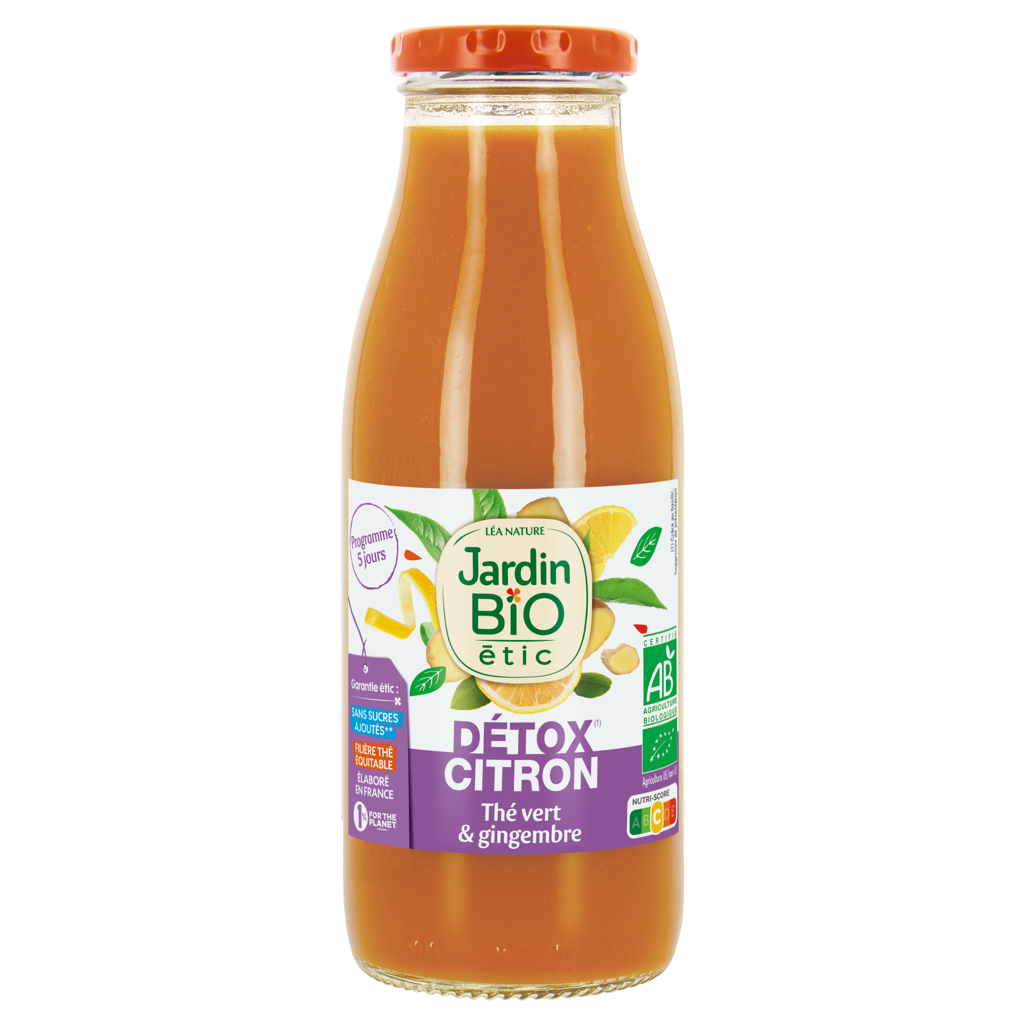 Boisson détox citron - bio - JARDIN BIO