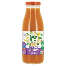 Boisson détox citron - bio - JARDIN BIO