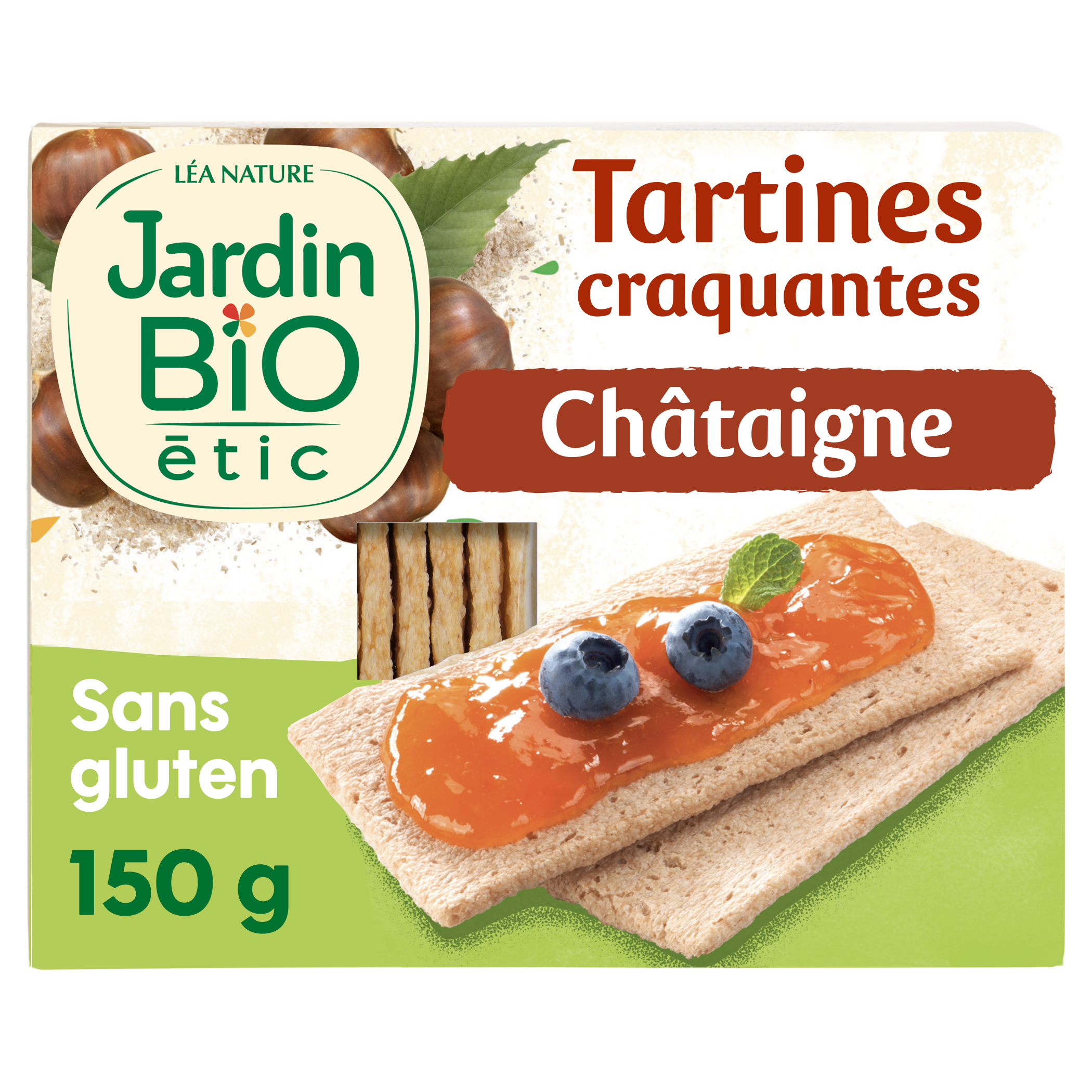 Tartines craquantes châtaigne - bio - JARDIN BIO