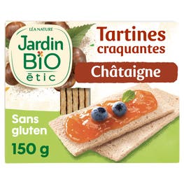 Tartines craquantes châtaigne - bio - JARDIN BIO