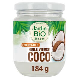 Huile vierge bio de coco - 200ml - JARDIN BIO