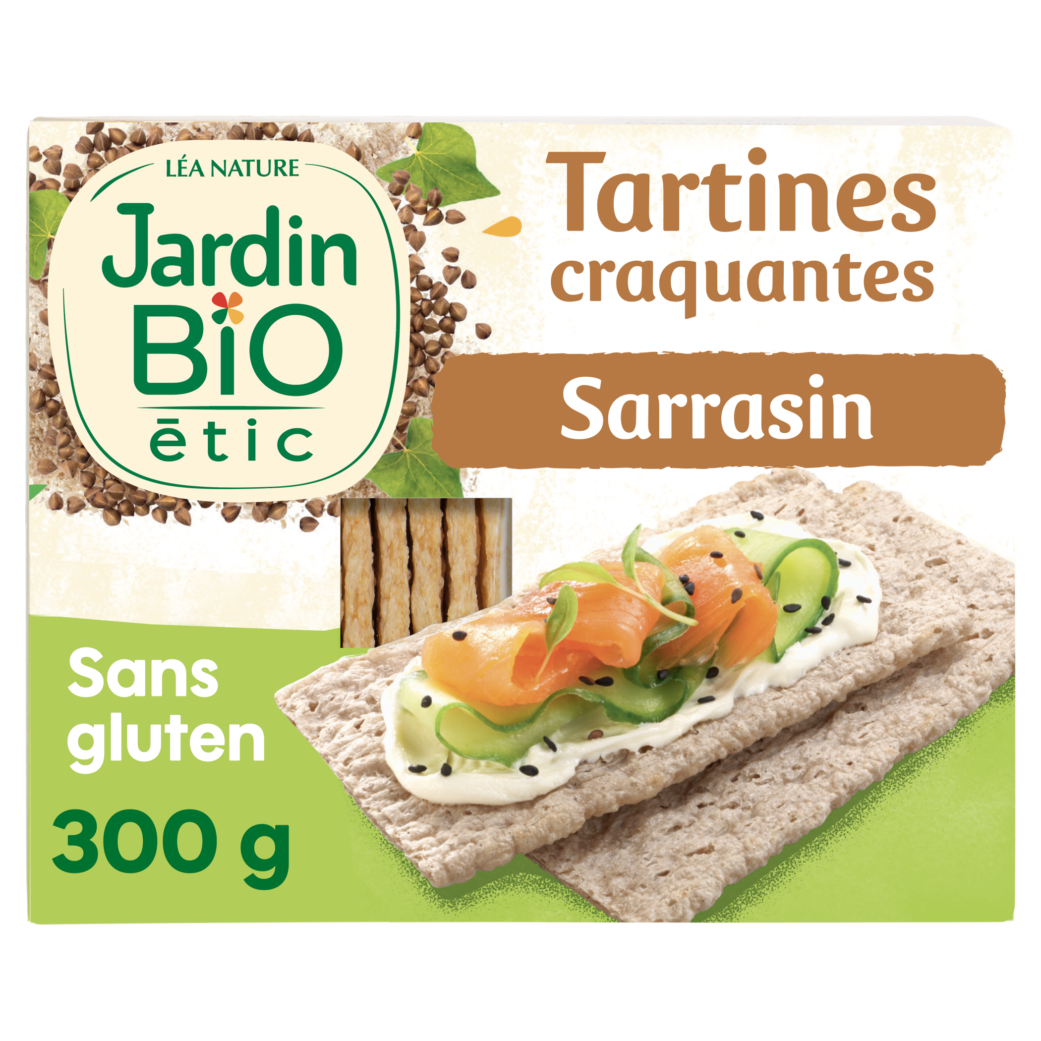 Tartines Craquantes Sarrasin - Sans gluten et sans lactose - bio - JARDIN BIO