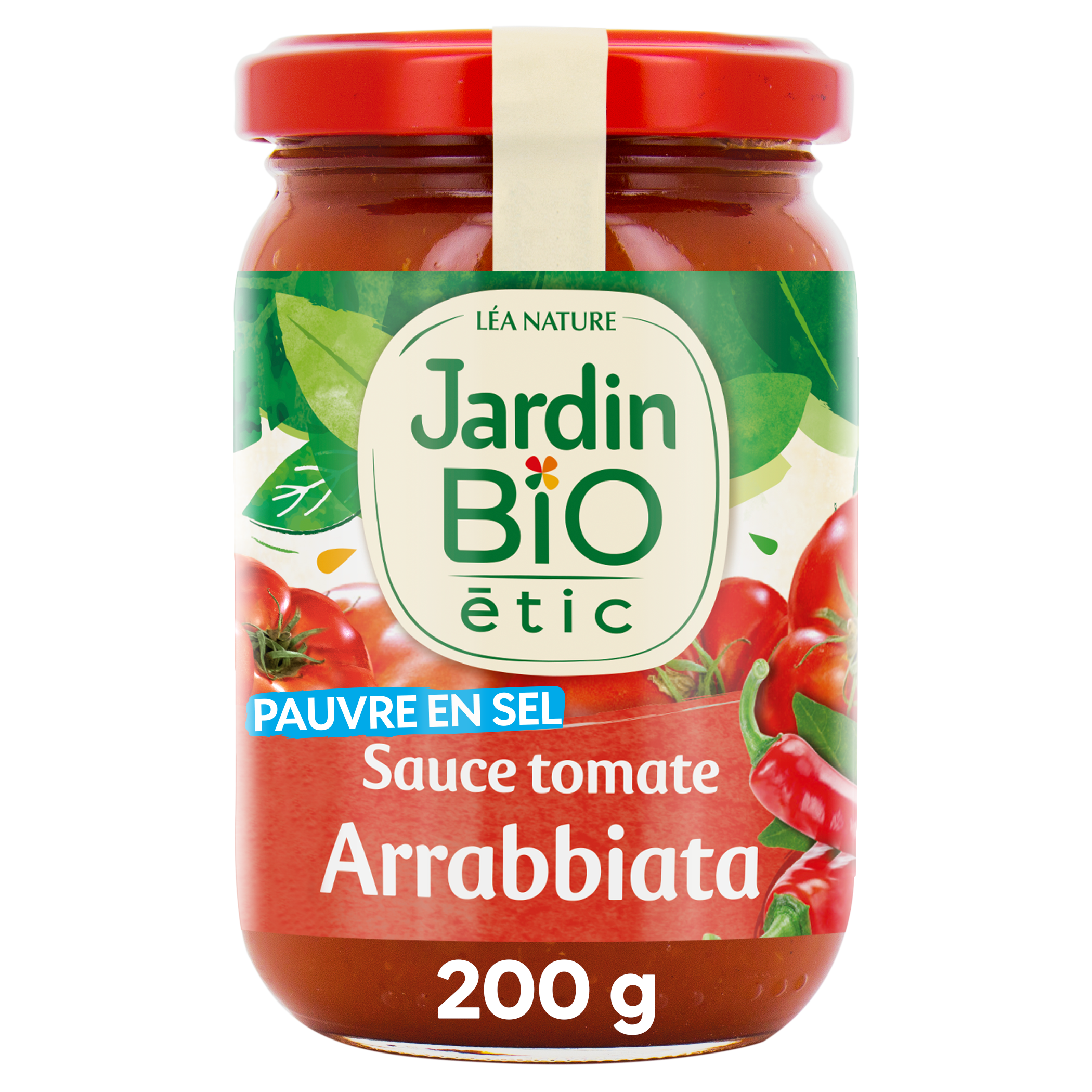 Sauce tomate Arrabiata finement épicée - bio - JARDIN BIO