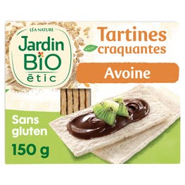 Tartines Craquantes Avoine sans gluten - bio - JARDIN BIO