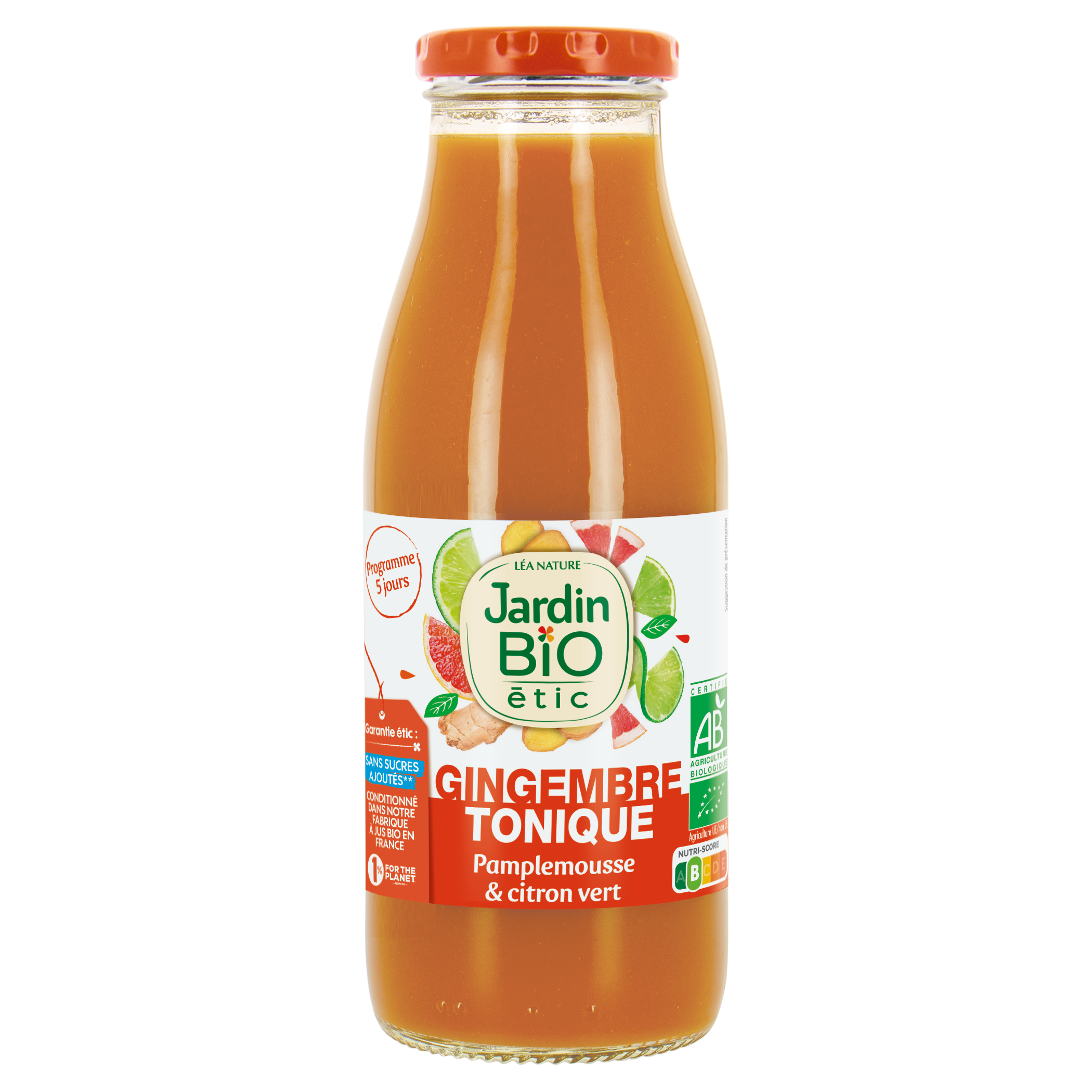 Boisson gingembre tonique - bio - JARDIN BIO