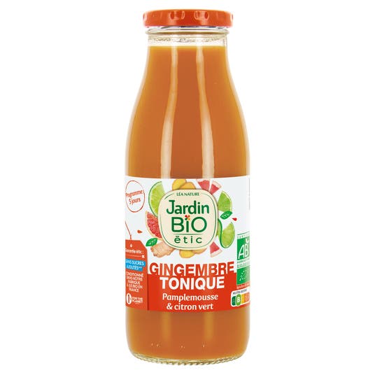 boho cosmetics Boisson gingembre tonique bio - Jardin Bio Étic