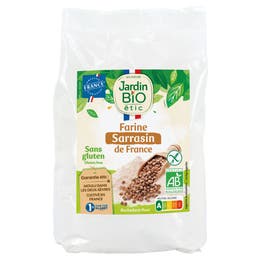 Farine de sarrasin sans gluten - bio - JARDIN BIO