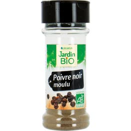 Poivre noir moulu - bio - JARDIN BIO