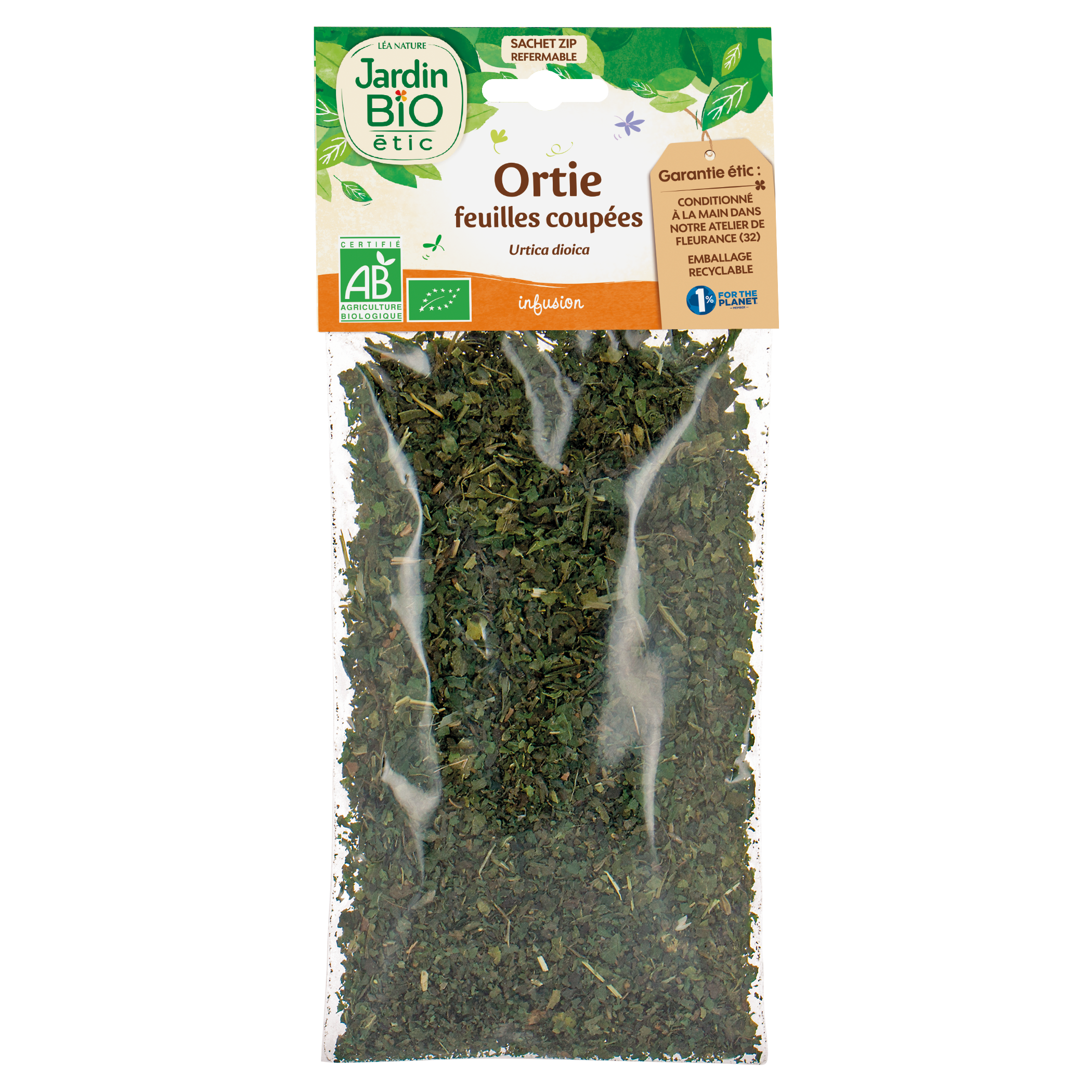 Feuilles d'ortie - bio - JARDIN BIO