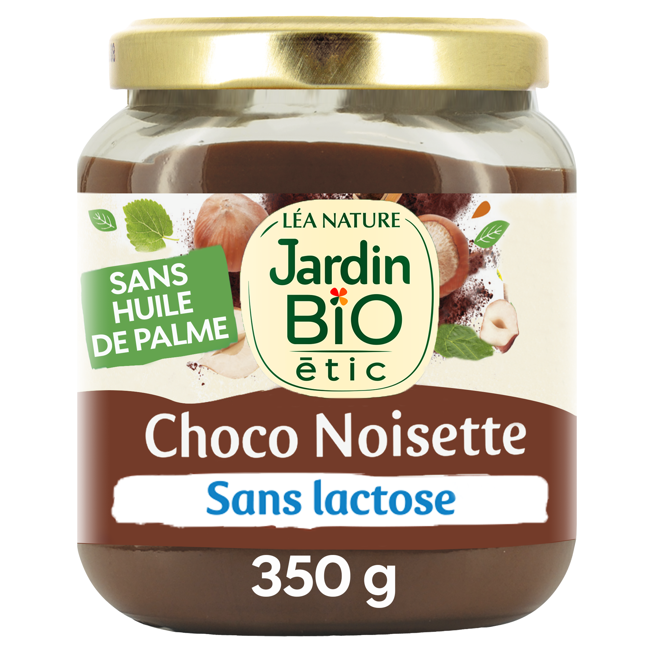 Pâte à tartiner Chocolat Noisette Sans lactose - JARDIN BIO