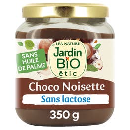 Pâte à tartiner Chocolat Noisette Sans lactose - JARDIN BIO