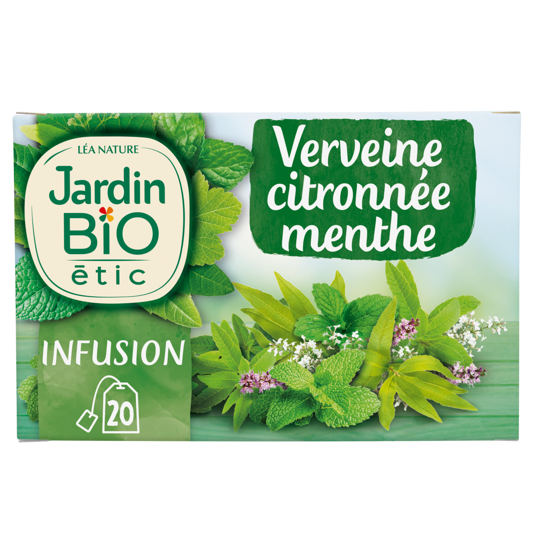 Infusion Verveine citronnée menthe - bio - JARDIN BIO